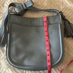 Kate Spade Blue Leather Crossbody Bag